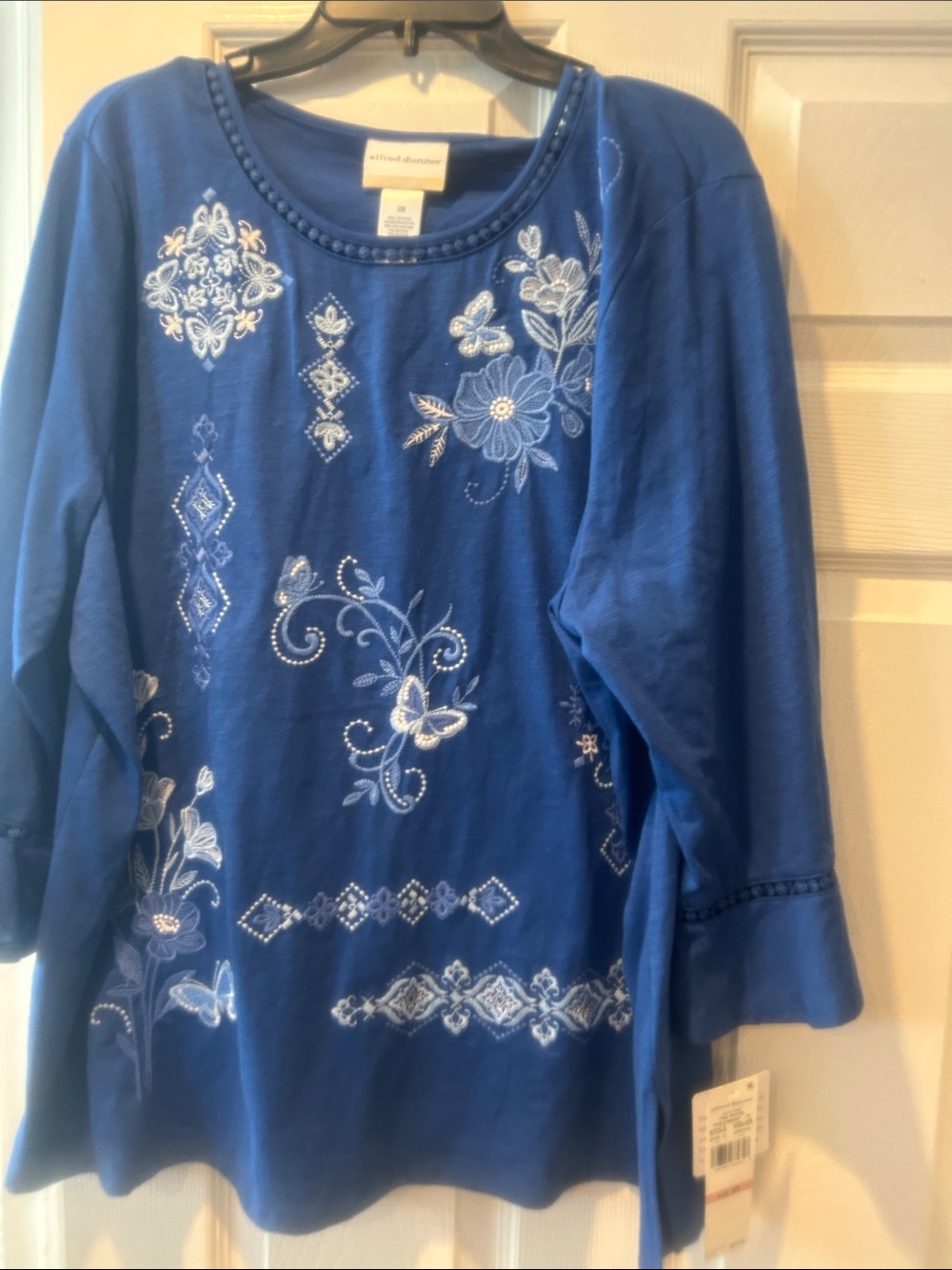 NWT sz 2x Alfred Dunner the royal treatment top